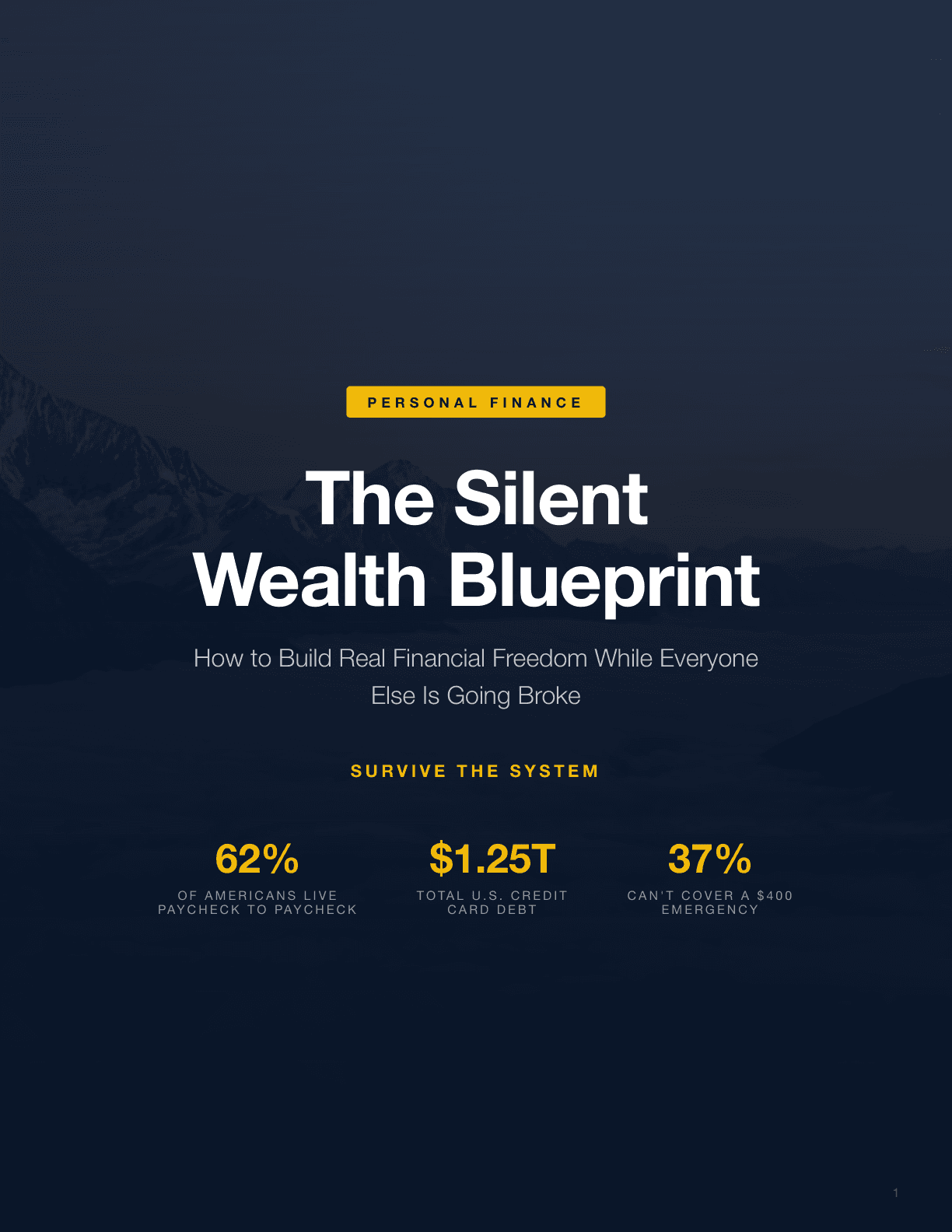 The Silent Wealth Blueprint Front Cover